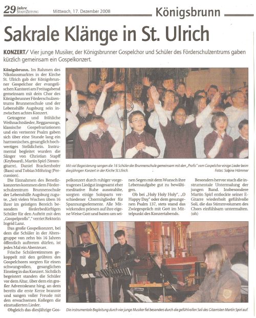 eitungsartikel vom 17.12.08